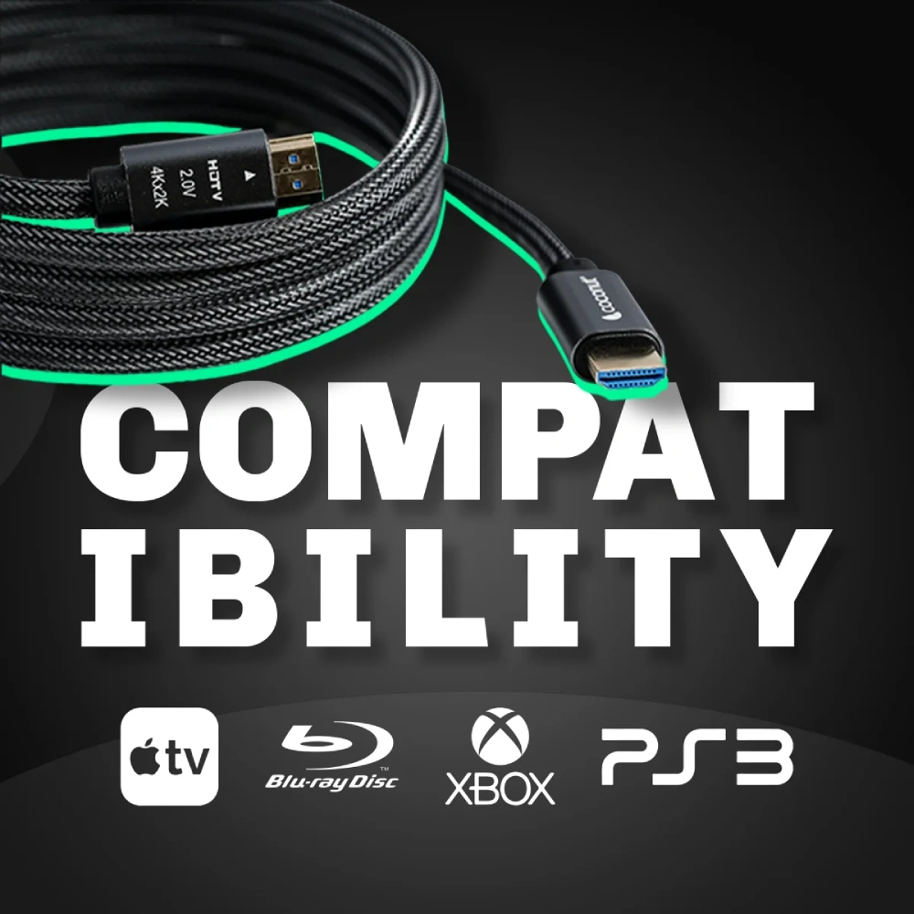 Cocount HDMI Cable 3m 4K ARC Enabled 60Hz 18 Gbps (Nylon Braided) view 3